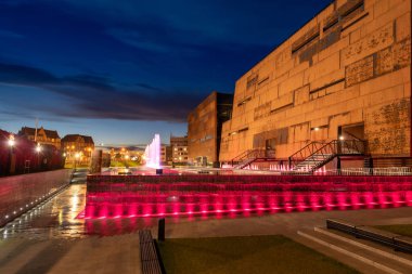 Gdansk, Polonya - 2 Ekim 2016: Avrupa Dayanışma Merkezi (Ecs)