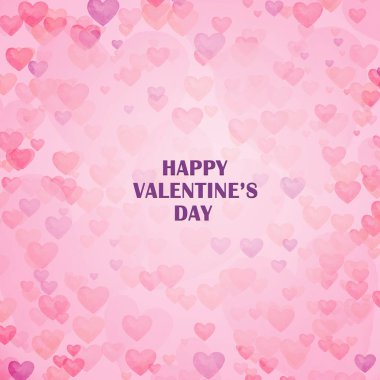 Kalpli sevgililer günü kartı. Romantik illüstrasyon