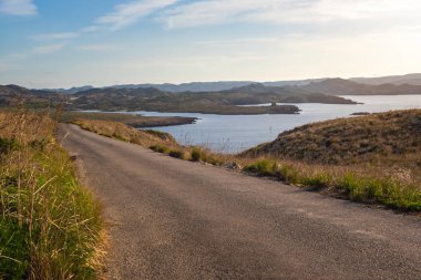 Menorca 'nın kuzey kıyısında, Cavalleria yarımadasında. İspanya 'daki Menorca Adası, Baleares