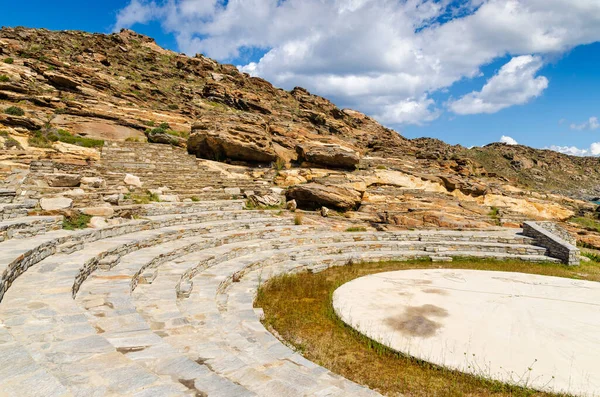 Antiguo Teatro Isla Paros Cícladas Grecia — Foto de Stock