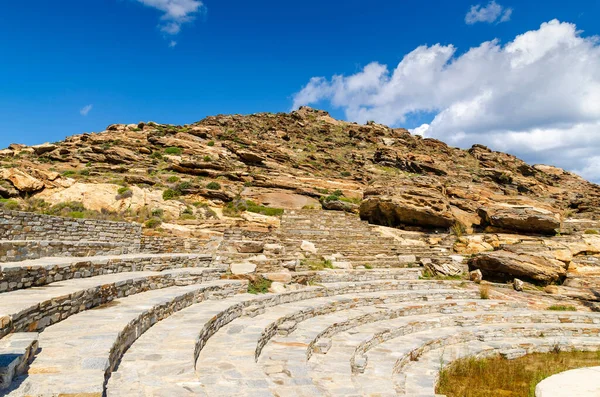 Paros Adasındaki Antik Tiyatro Cyclades Yunanistan — Stok fotoğraf