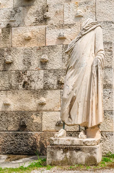 Atene Grecia Aprile 2014 Statua Nella Stoa Attalos Antica Agorà — Foto Stock