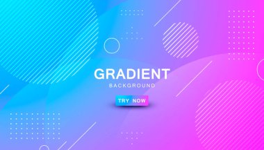 mavi ve pembe gradyan geometrik arkaplan