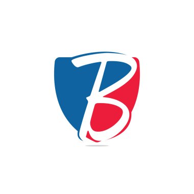 İlk harf B vektör logo tasarımı. Mektup b iş vektör logo şablonu.