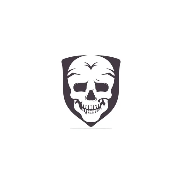Skull Logo Design Template Skull Vintage Style — Stock Vector