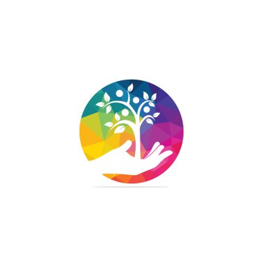 Aile bakım logosu tasarımı. Tıbbi Hizmetler veya sigorta hizmetleri logosu tasarımı.
