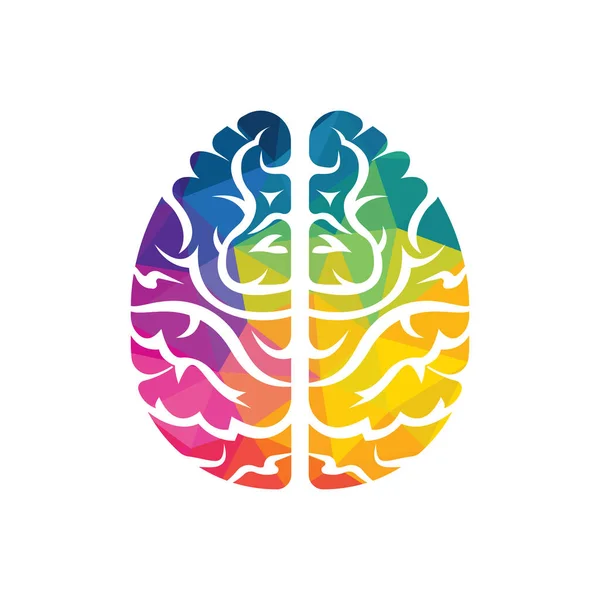 Pensare Idea Concettuale Brainstorm Potere Pensiero Cervello Logotipo Icona — Vettoriale Stock