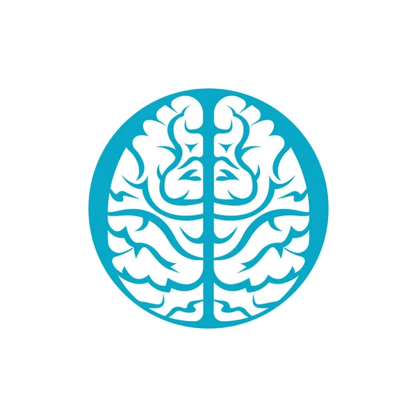 Pensar Idea Concept Brainstorm Poder Pensar Cerebro Logotipo Icono — Archivo Imágenes Vectoriales