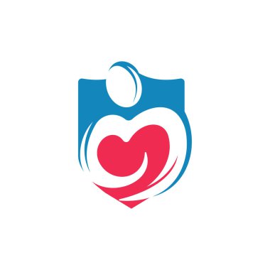 Charity Group logo tasarımı konsepti. İnsanlar Logo Tasarımı.