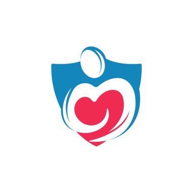 Charity Group logo tasarımı konsepti. İnsanlar Logo Tasarımı.