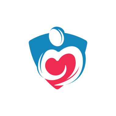Charity Group logo tasarımı konsepti. İnsanlar Logo Tasarımı.