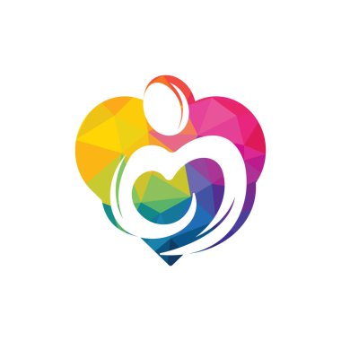 Charity Group logo tasarımı konsepti. İnsanlar Logo Tasarımı.