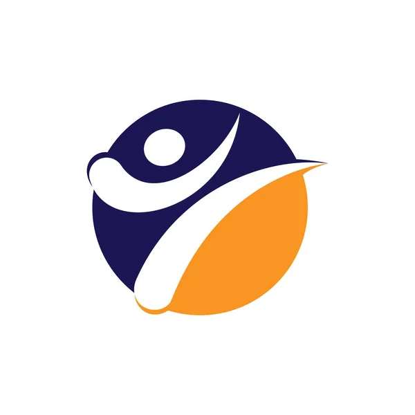 Karate Sport Vector Logo Ontwerp Martial Art Logo Concept — Stockvector