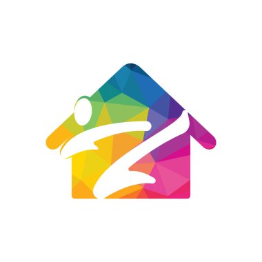 Karate okulu vektör logosu tasarımı. Dövüş sanatları ev logosu kavramı.