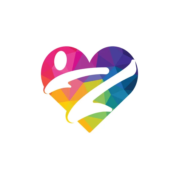 Karate aşk vektör logosu tasarımı. Kalp logosu olan dövüş sanatı.