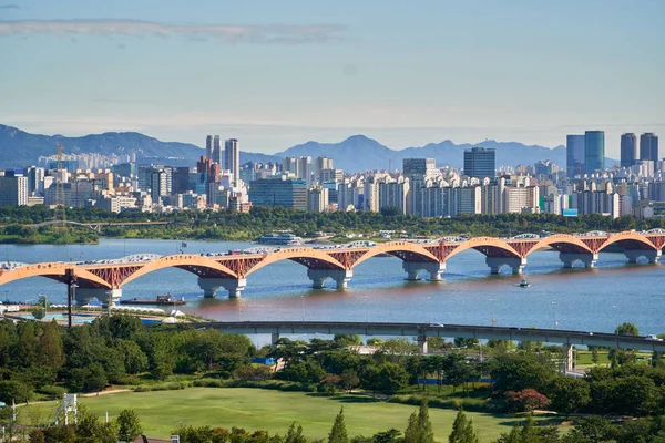 Stadtbild von seoul — Stockfoto