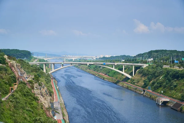 Gyeongin Ara su yolu — Stok fotoğraf