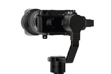 3-eksenli gimbals ve aynasızlar kamera ile görüntü sabitleme sistemi