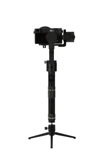Stabilisatiesysteem met 3 assen gimbals & Mirrorless Camera — Stockfoto