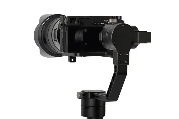 Stabilization System with 3-axis gimbals & Mirrorless Camera — Stock Photo, Image