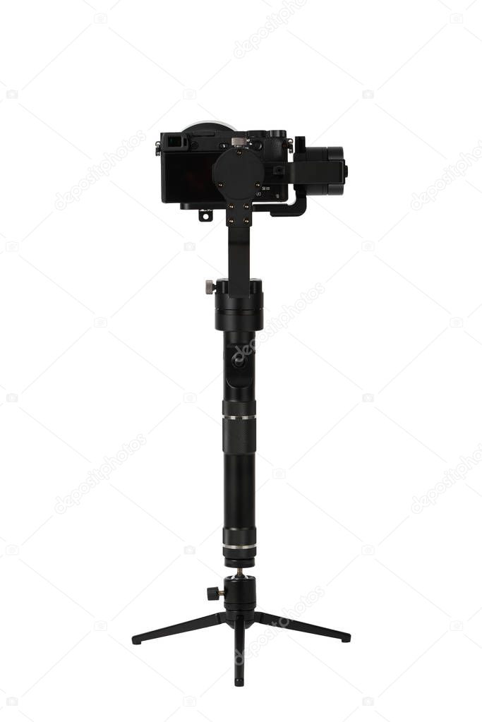 Stabilization System with 3-axis gimbals & Mirrorless Camera