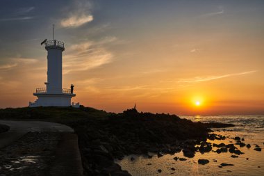 Sinchang yel değirmeni Coast deniz manzarası