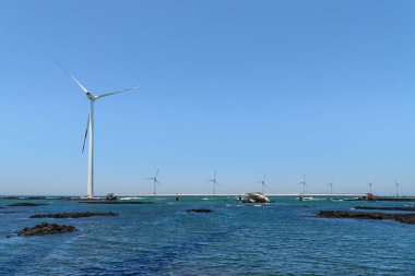 Sinchang yel değirmeni sahil yolu