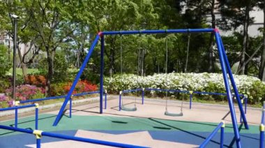 Bir bahçesi Swings