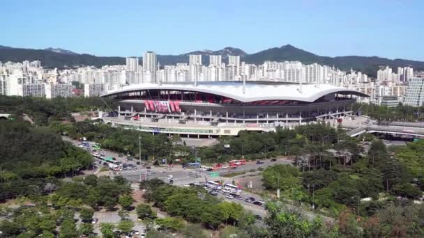 Seoul wereld kopje stadion — Stockvideo