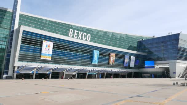 Busan Exhibition and Convention Center (centrum wystawowego Bexco) — Wideo stockowe