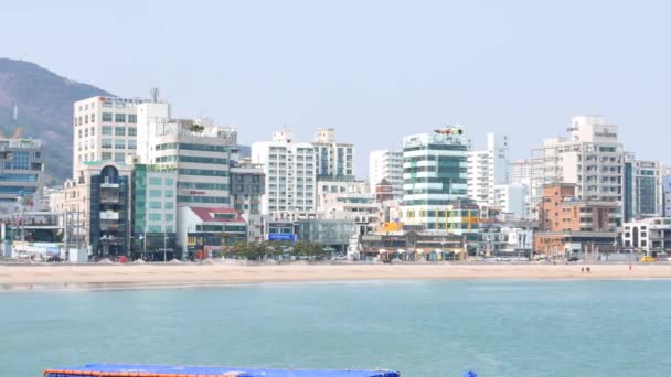 Gwangan Beach w Busan — Wideo stockowe
