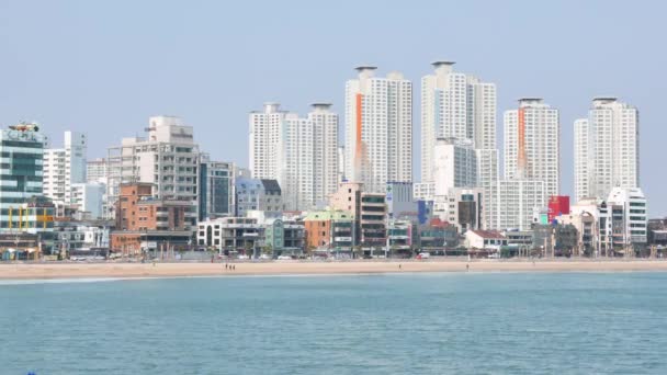 Gwangan Beach w Busan — Wideo stockowe