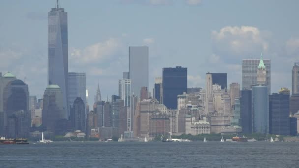 Edificios de la ciudad de Nueva York — Vídeos de Stock