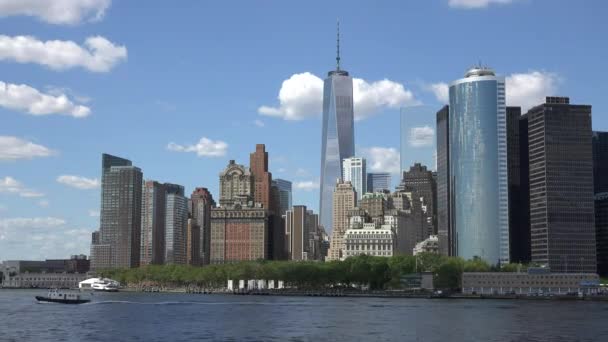 Finanzbezirk New York City — Stockvideo