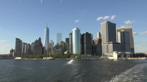 Edificios de la ciudad de Nueva York — Vídeos de Stock