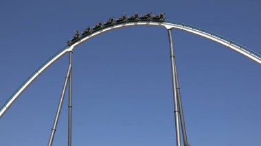 Heyecan verici Tema parkı Roller Coaster Ride