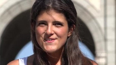 Heyecanlı kadın ve mutlu