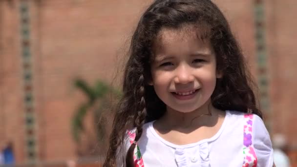 Női gyermek kislány — Stock videók