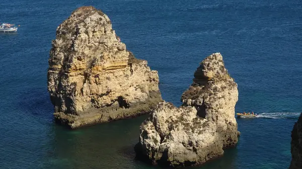 Coastal Grotto Rock Formations — Foto de Stock