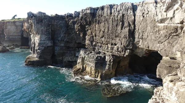 Cliffs Cave Grotto Coast — Stock Photo, Image