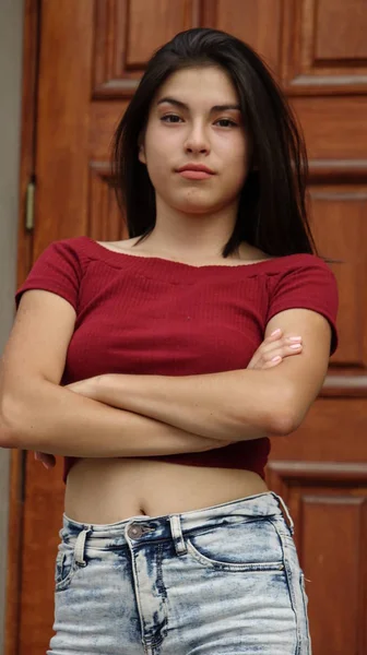 Verärgert oder unglücklich Teenager Mädchen — Stockfoto
