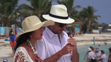 Evli çift Beach Tatil