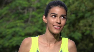 Kolombiya kız genç dinleme