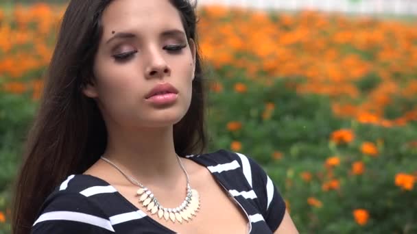 Pessoa peruana sem emoção — Vídeo de Stock