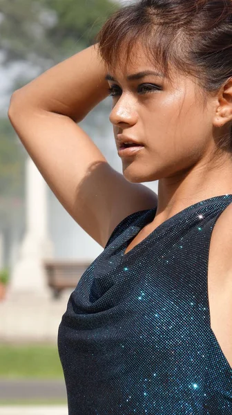 Stresli bir güzel genç