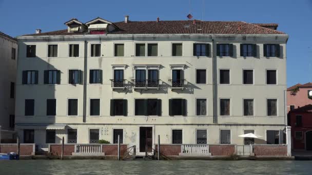 Старое Здание Венеции — стоковое видео