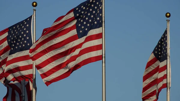 Μας σημαίες Ηνωμένες Πολιτείες της Αμερικής — Φωτογραφία Αρχείου