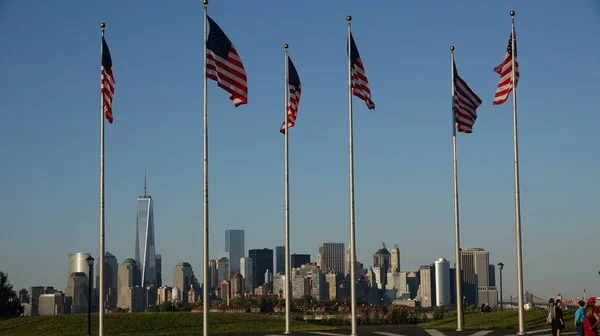 Příznaky a New York City — Stock fotografie