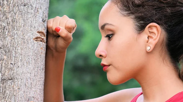 Irritado ou estressado mulher — Fotografia de Stock