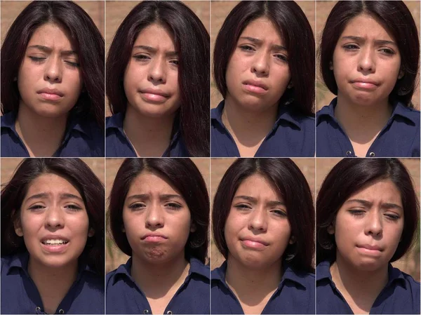 Mujer tristeza y depresión collage —  Fotos de Stock